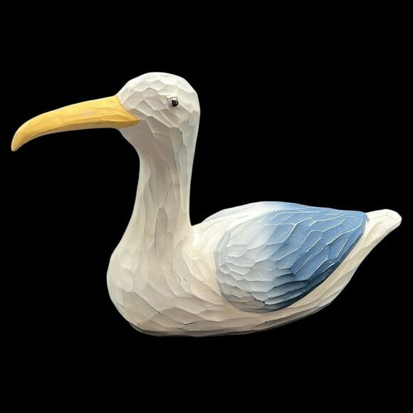 Shorebird Resin Figurine Seagull Bird Ocean Beach Nautical Table Decor - Picture 3 of 6